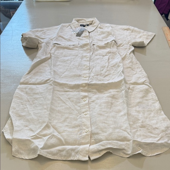 J. Crew Utility shirtdress in linen Size XS - Picture 5 of 9